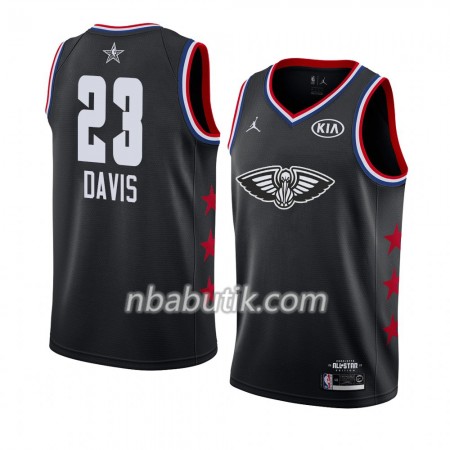 NBA Mænd Trøje New Orleans Pelicans Anthony Davis 23 2019 All-Star Jordan Brand Sort Swingman NBA Mænd Trøje New Orleans Pelicans Anthony Davis 23 2019 All-Star Jordan Brand Sort Swingman